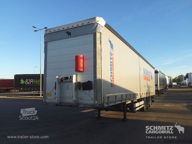 Brandalı açık yarı römork Schmitz Cargobull Semitrailer Curtainsider Standard