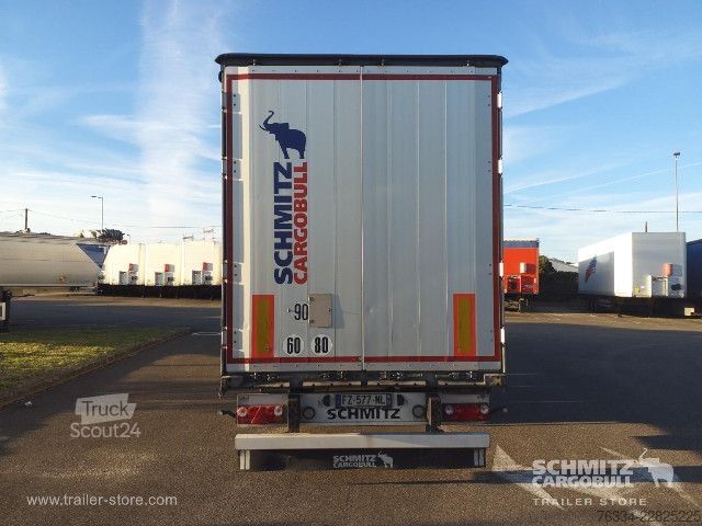 Brandalı açık yarı römork Schmitz Cargobull Semitrailer Curtainsider Standard