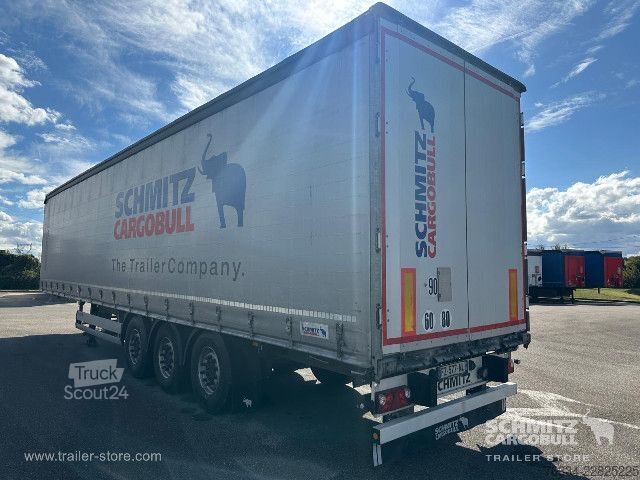 Brandalı açık yarı römork Schmitz Cargobull Semitrailer Curtainsider Standard