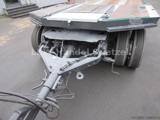 Remorque porte-engins surbaissée GOLDHOFER TU2-16/80 Tieflader,Holzboden erneuert, HU 04/27