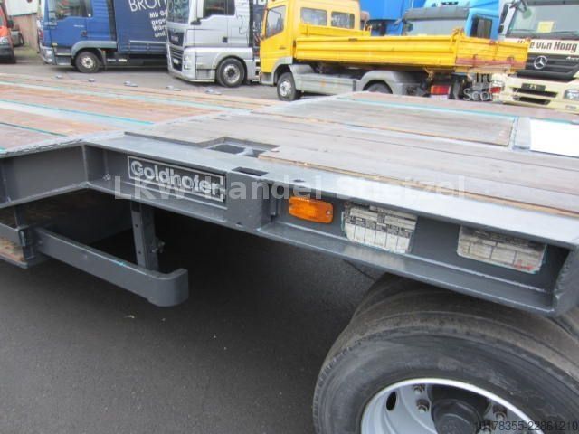 Remorque porte-engins surbaissée GOLDHOFER TU2-16/80 Tieflader,Holzboden erneuert, HU 04/27