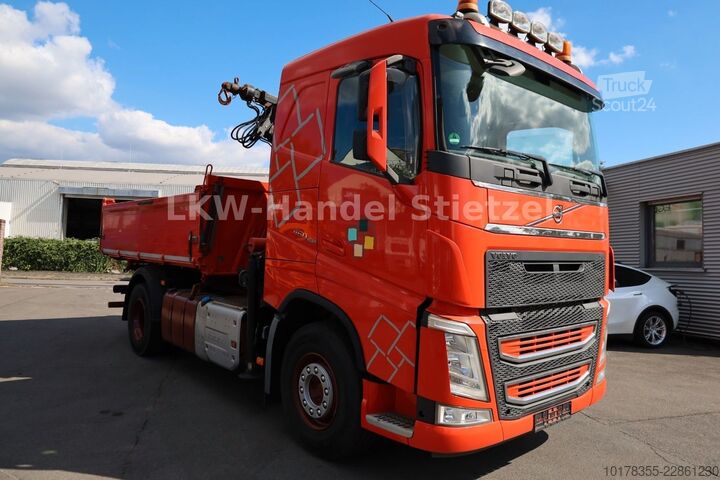 Camión volquete VOLVO FH 460 Meiller-Kipper + Kran, Funk, Greiferhydr.