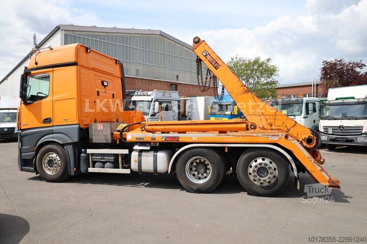 Camión volquete MERCEDES-BENZ 2545 L Actros 6x2, Euro 6, Klima, Multilift SLT
