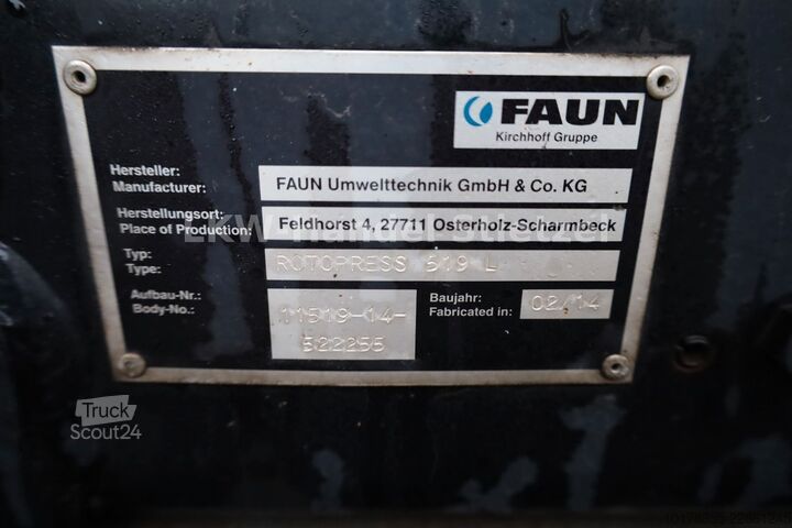Vuilniswagen MERCEDES-BENZ 2629 Econic LL 6x2 Müllwagen,FAUN-Rotopress 519L