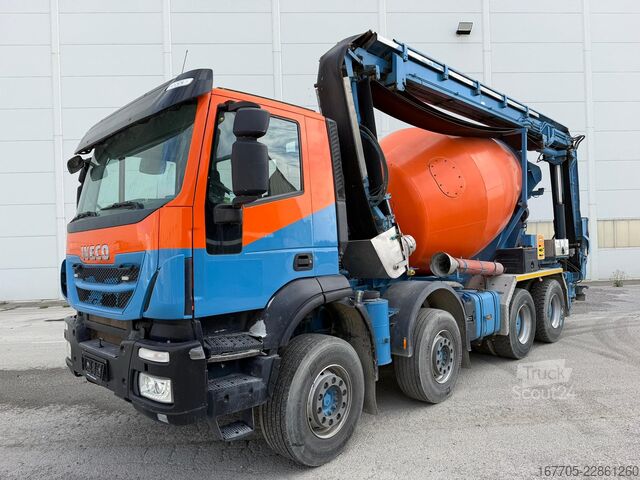Betono maišyklės sunkvežimis Iveco TRAKKER AD340T45