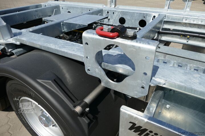 تخطي مقطورة قلابة Müller-Mitteltal 14,4 to. Tand.  Cont. Absetzanh. -feuerv