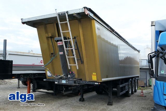 Tipper semitrailer WIELTON NW-3, Alu, 50m³, Cramaro, Alu-Felgen, Luft-Lift
