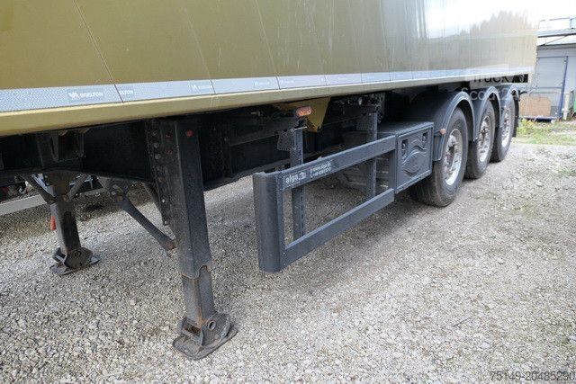 Tipper semitrailer WIELTON NW-3, Alu, 50mÂł, Cramaro, Alu-Felgen, Luft-Lift
