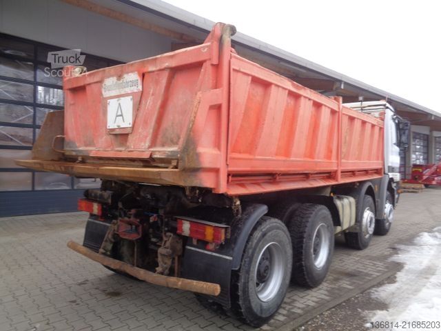 Dreiseitenkipper LKW MERCEDES-BENZ Actros 3240 8x4 Blatt Meiller 3-S-Kipper