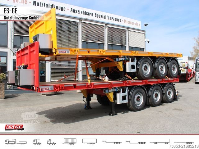 Auflieger mit Arbeitsbühne ES-GE 3-Achs-Ballastauflieger