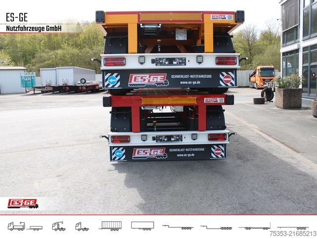 Auflieger mit Arbeitsbühne ES-GE 3-Achs-Ballastauflieger