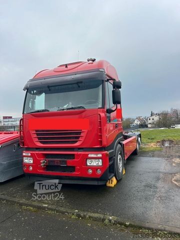 Roll-off tipper truck IVECO Iveco 480 Abrollkipper ARK 174 mit Elektronikpro