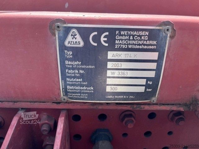 Roll-off tipper truck IVECO Iveco 480 Abrollkipper ARK 174 mit Elektronikpro