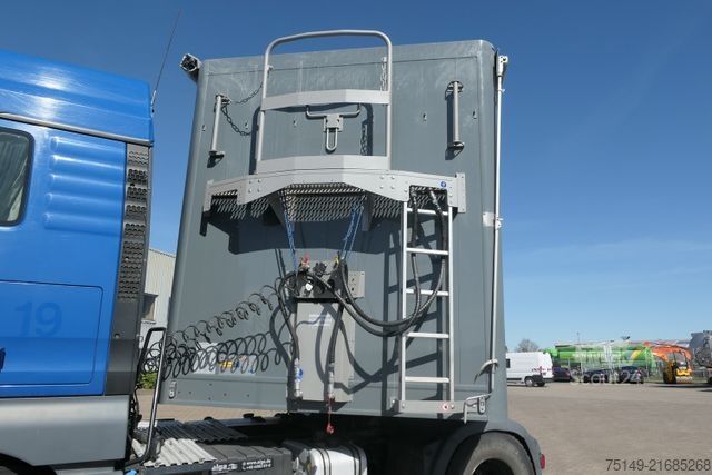 Puspriekabė su judančiomis grindimis KNAPEN K 100, 10mm Boden, 92m³, Luft-Lift, BPW, TOP