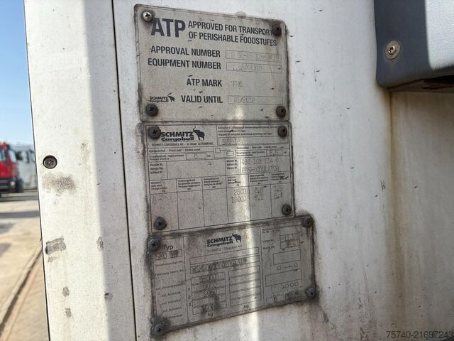 Naczepy BE Schmitz SKO 18 + STUURAS + LOADLIFT + CARRIER