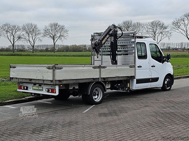 Camion à plateau avec grue OPEL MOVANO 2.3 HIAB 023 ac EURO6