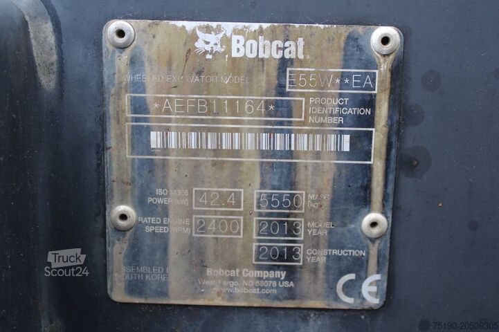 Wheel excavator Bobcat E 55 W