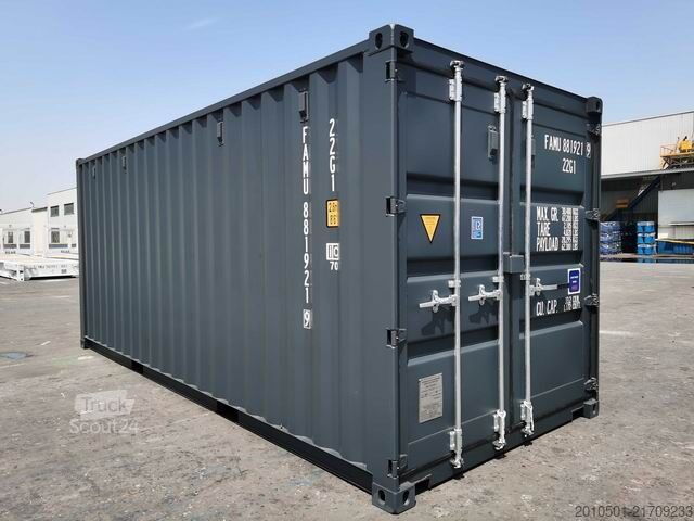 Jūras konteiners one Way Seecontainer / 20 Fuß / RAL 7016 Containerlager / Anthrazit
