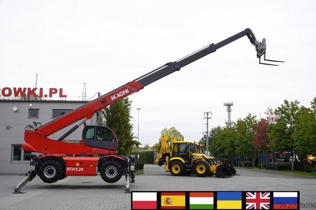 Caricatore telescopico MAGNI RTH 5.26 telescopic loader / Range 26 m