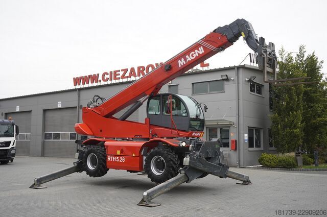 Caricatore telescopico MAGNI RTH 5.26 telescopic loader / Range 26 m