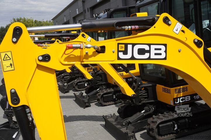 Mini lánctalpas kotró - 7 darab JCB 16 C-1 mini crawler excavator / joystick