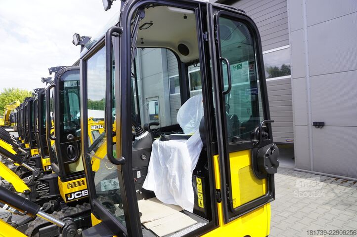 Mini lánctalpas kotró - 7 darab JCB 16 C-1 mini crawler excavator / joystick