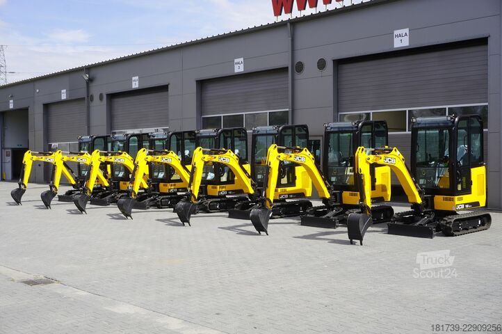 Mini lánctalpas kotró - 7 darab JCB 16 C-1 mini crawler excavator / joystick