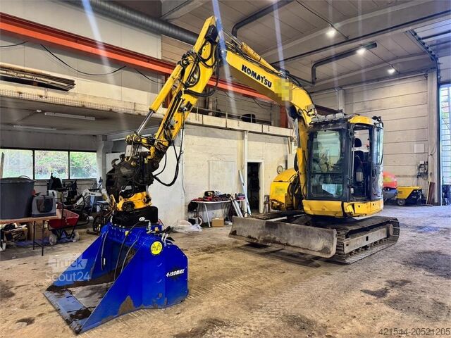 Crawler excavator Komatsu PC78US-8 Crawler excavator w/ Rototilt and 2 bucke