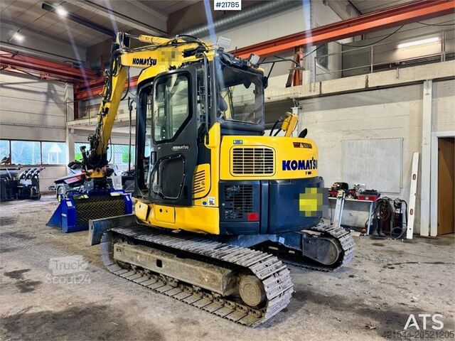 Crawler excavator Komatsu PC78US-8 Crawler excavator w/ Rototilt and 2 bucke