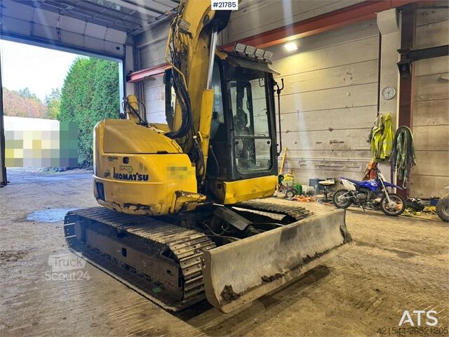 Crawler excavator Komatsu PC78US-8 Crawler excavator w/ Rototilt and 2 bucke