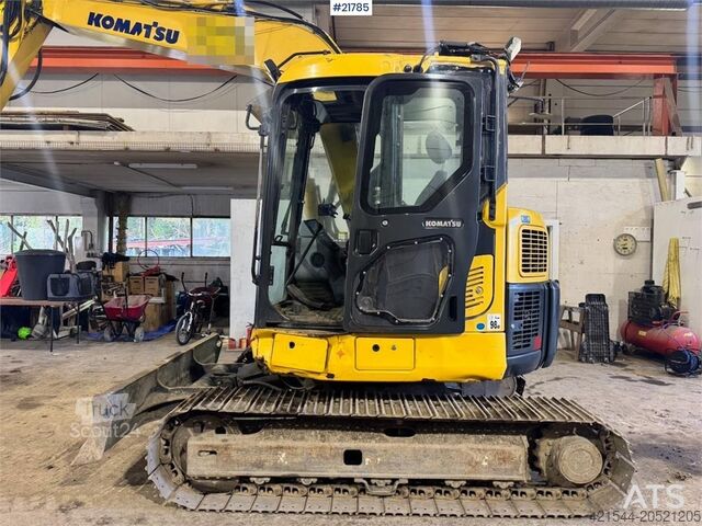 Crawler excavator Komatsu PC78US-8 Crawler excavator w/ Rototilt and 2 bucke