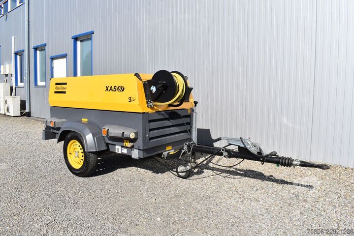 Släpvagn Atlas Copco XAS 67 Dd/L Kompessor 885h Stunden