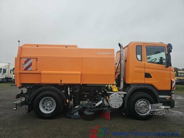 Road sweeper Scania G280 Scarab Magnum & Hochdruck Reiniger + Lanze