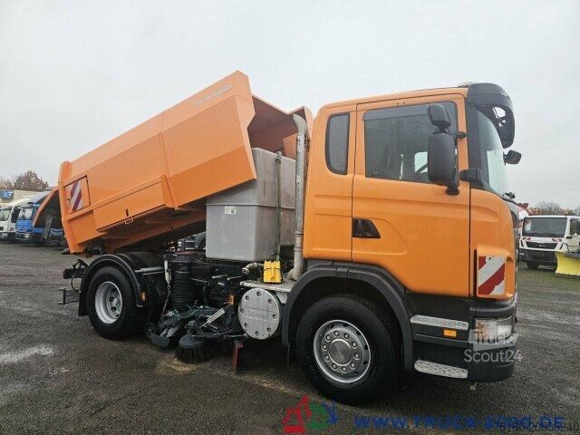 Road sweeper Scania G280 Scarab Magnum & Hochdruck Reiniger + Lanze