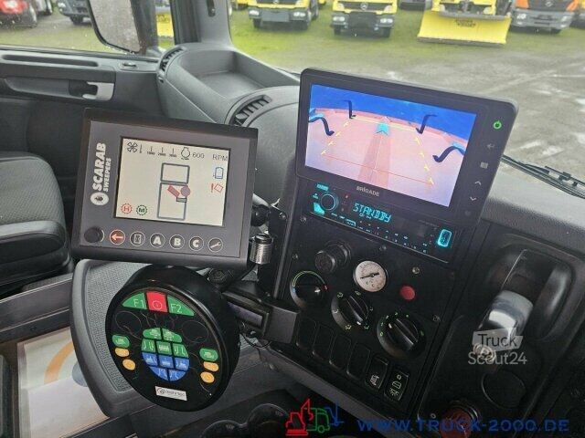 Road sweeper Scania G280 Scarab Magnum & Hochdruck Reiniger + Lanze