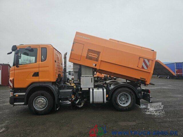 Road sweeper Scania G280 Scarab Magnum & Hochdruck Reiniger + Lanze