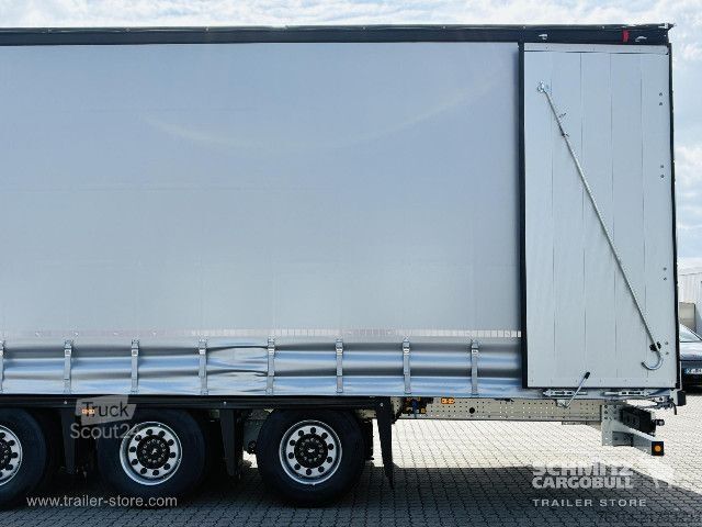 Odprta polprikolica s ponjavo Schmitz Cargobull Curtainsider Mega Getränke