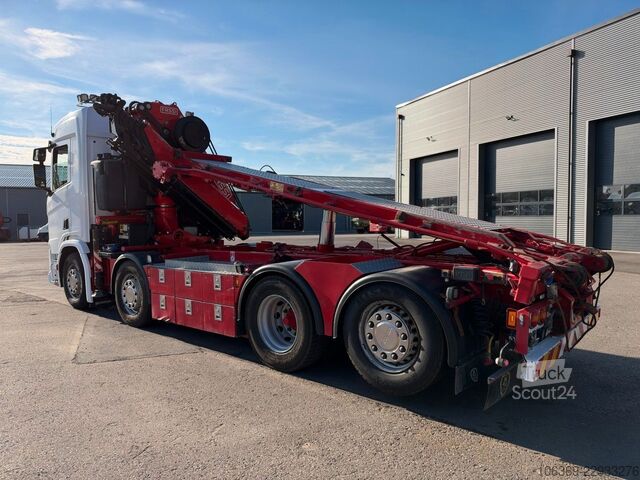 Autožeriav SCANIA R450 NGS 8x2*6 Fassi F245A Tipper / Crane