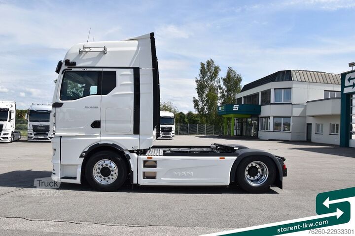 Стандартный седельный тягач MAN TGX 18.560 LL Retarder Standklima Optiview MIETE