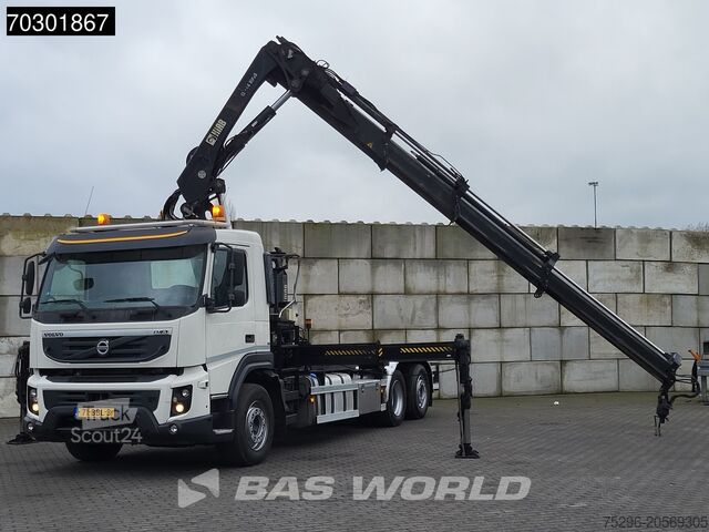Sistema de brazo de gancho Volvo FMX 370 FMX 6X2 HIAB 244 E P-3 Hipro Kran + XR2...