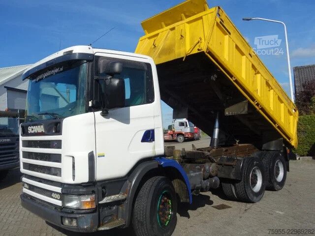 Camion de gunoi Scania 124 400 manual fuelpump,MEILLER KIPPER