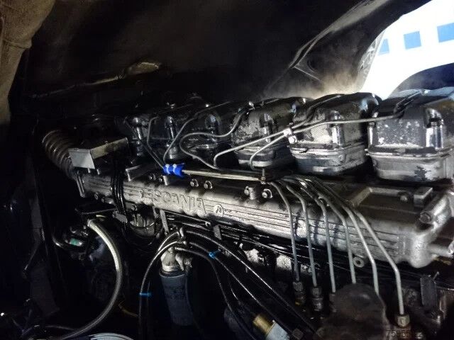 Camion de gunoi Scania 124 400 manual fuelpump,MEILLER KIPPER