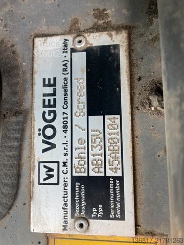 Altro VÖGELE Mini 500  Raupenfertiger mit 2 Kopf Ultraschall