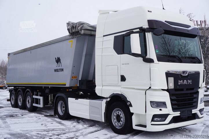 Сідельний тягач + напівпричіп MAN TGX 18.510 4×2 tractor unit + Tipper
