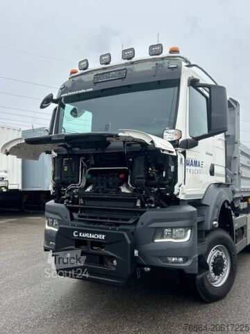 Dreiseitenkipper LKW MAN TGS 28.480 6X4X4 , MEILLER,  WINTERDIENSTAUSRüSTUNG, ACHSLIFT, LENKACHSE