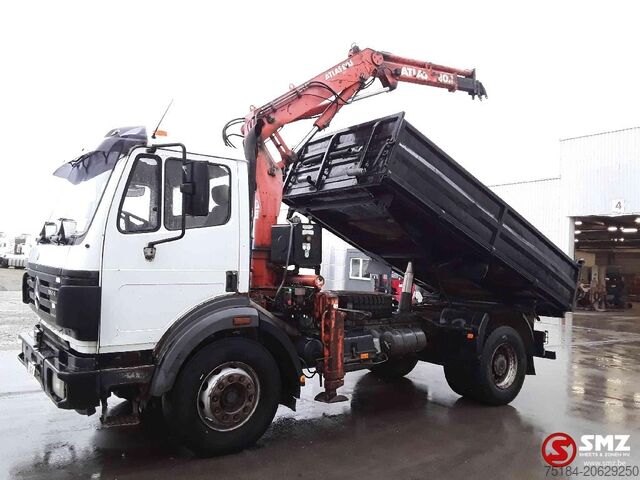 Vinçli damper Mercedes SK 1824 lames grue