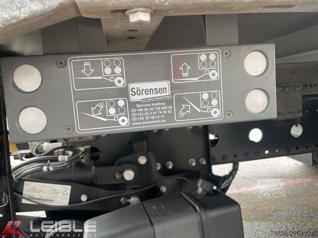 Camião plataforma com lona MERCEDES-BENZ Atego 1224*Sörensen LBW*Standheizung*Klima*