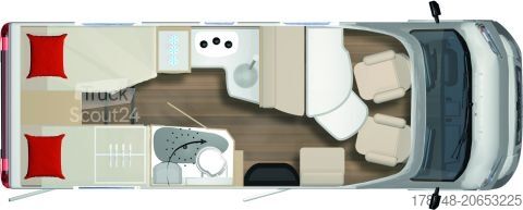 Semi-integrated camper Bürstner B66 TD 690 G