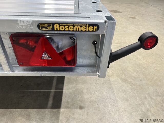 Reboque plataforma e transportador universal Martz GT Plateau 450/2 S 3,5T Alu Plattform/Universalt