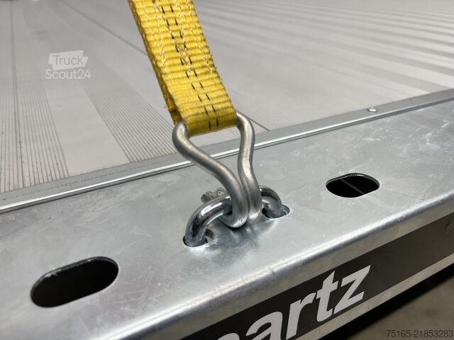 Reboque plataforma e transportador universal Martz GT Plateau 450/2 S 3,5T Alu Plattform/Universalt